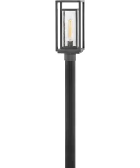 1-Light Medium Post Top or Pier Mount Lantern in Oil Rubbed Bronze