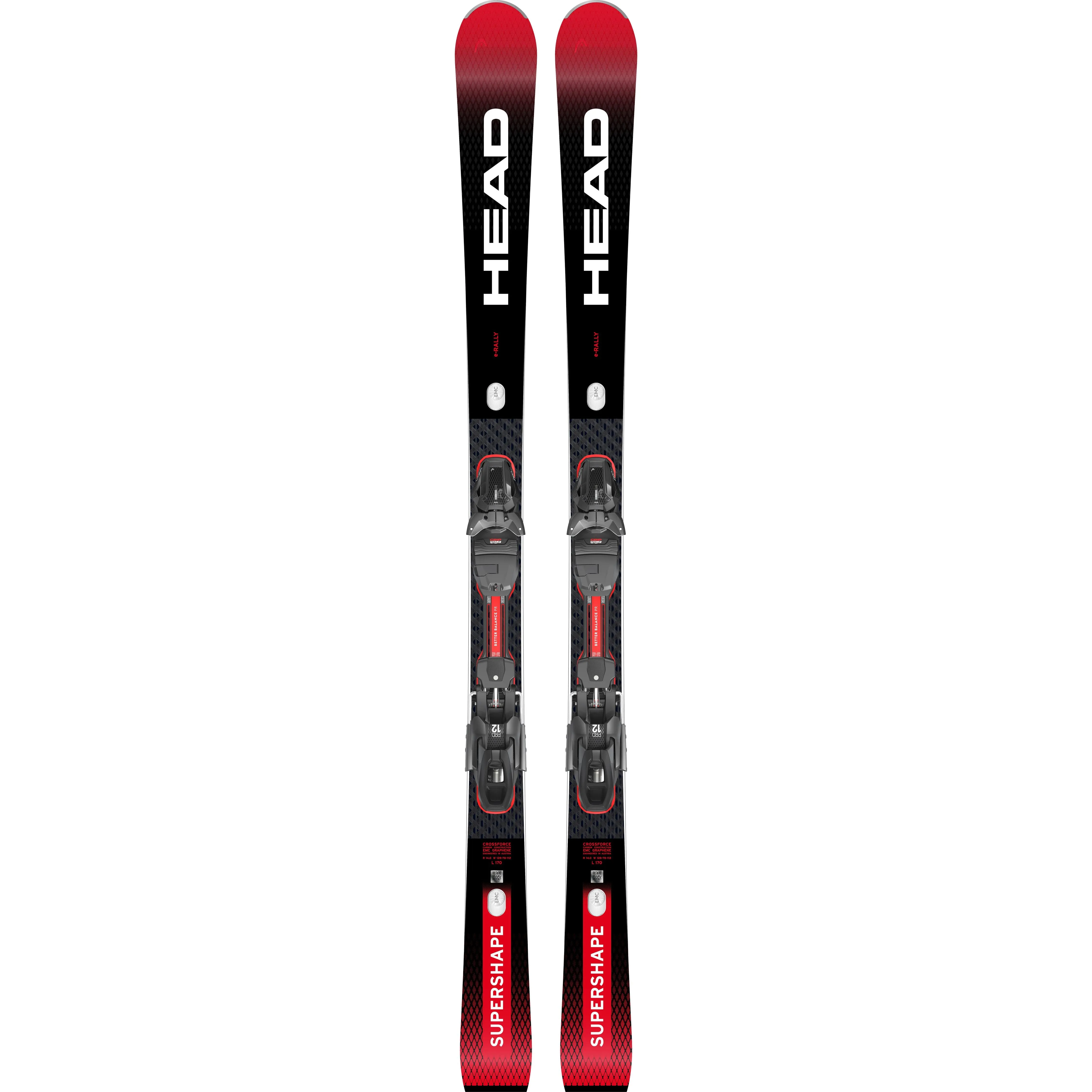 2025 Head Supershape e.Rally Skis w/ PRD 12 Bindings