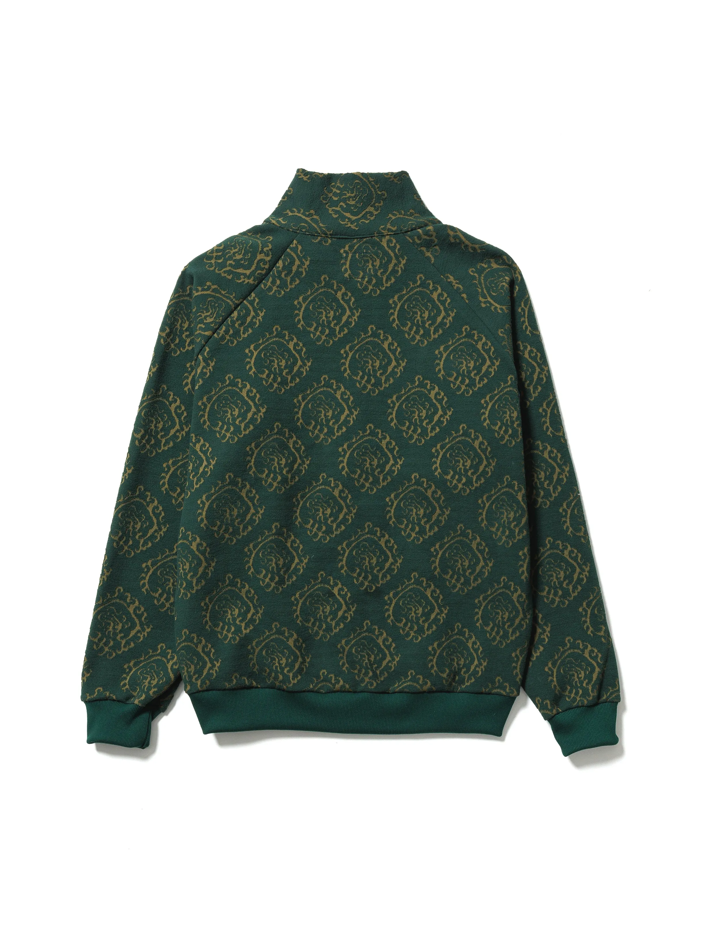 24AW-CSS-003 / “CURLED UP DRAGON” TRACK JACKET / DARK GREEN