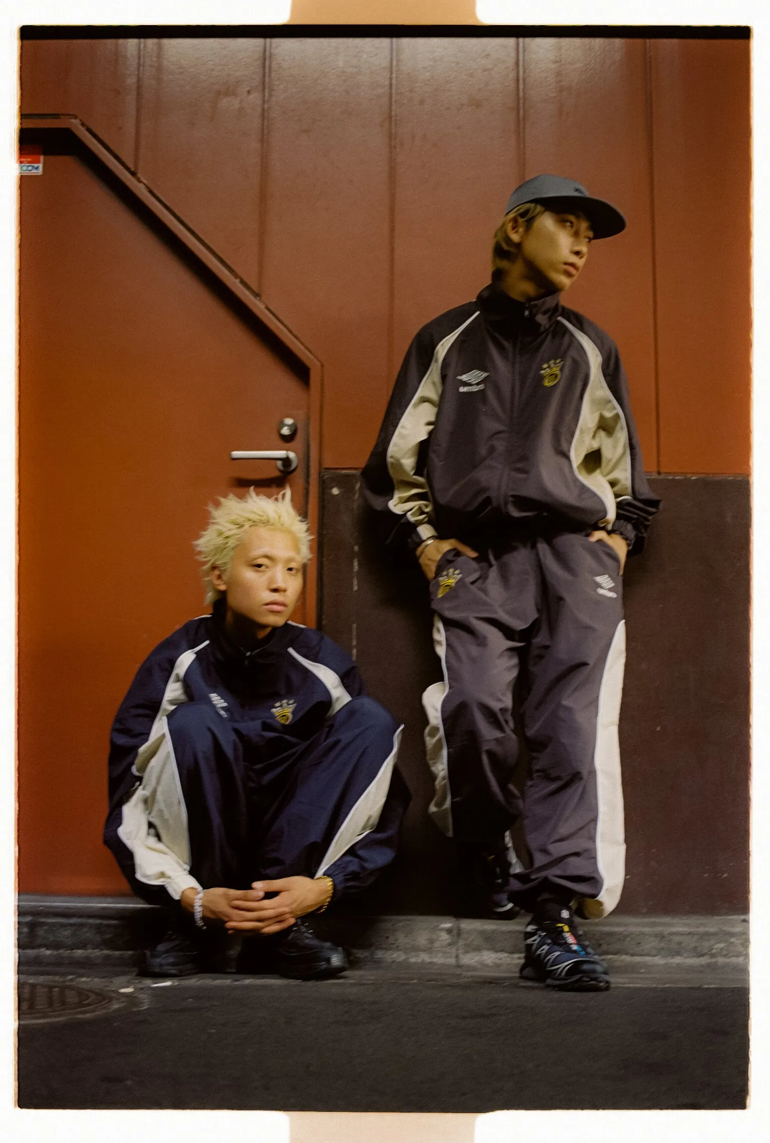 9090 × umbro Nylon Track Jacket
