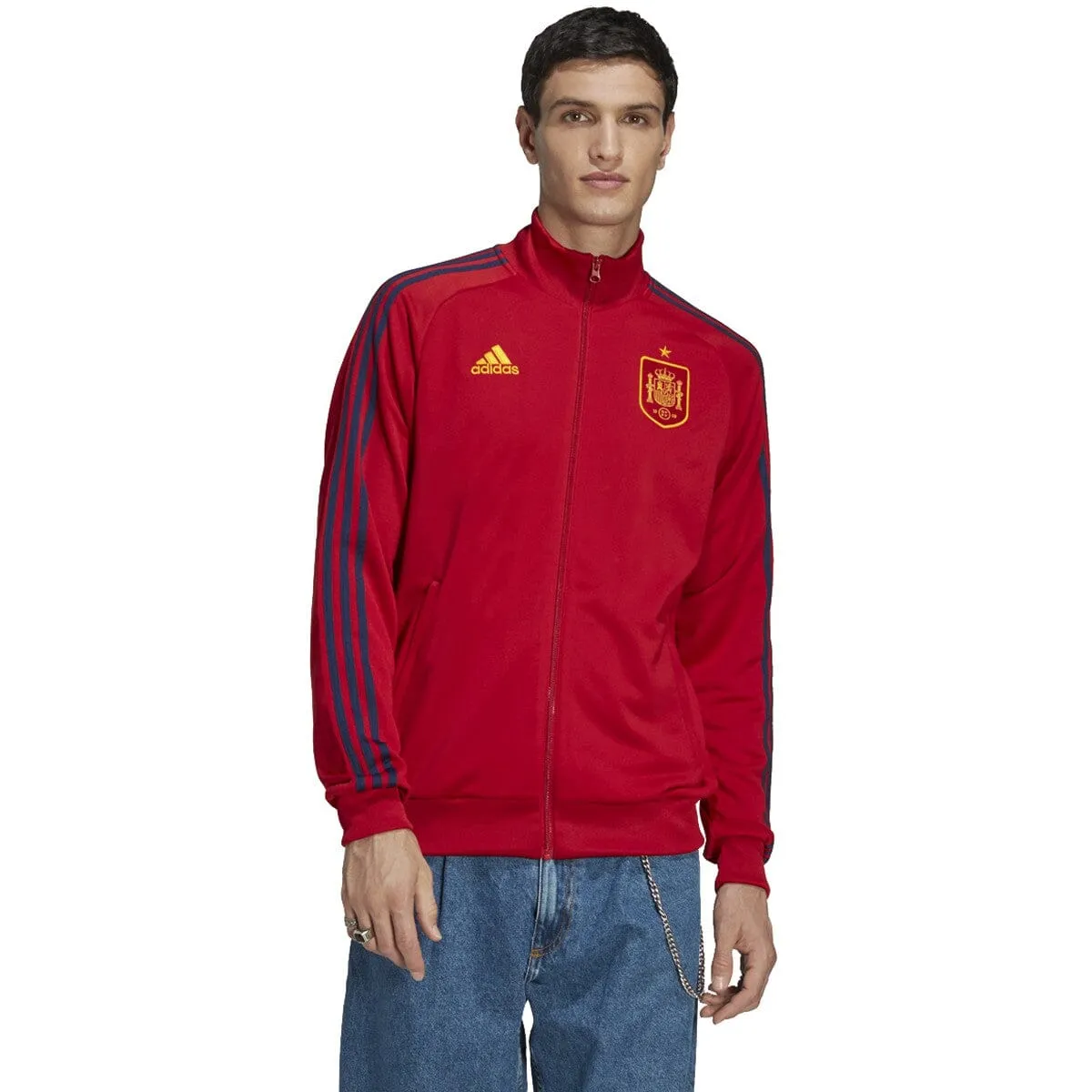 adidas Men's Spain 3 Stripe Track Top | HE8900