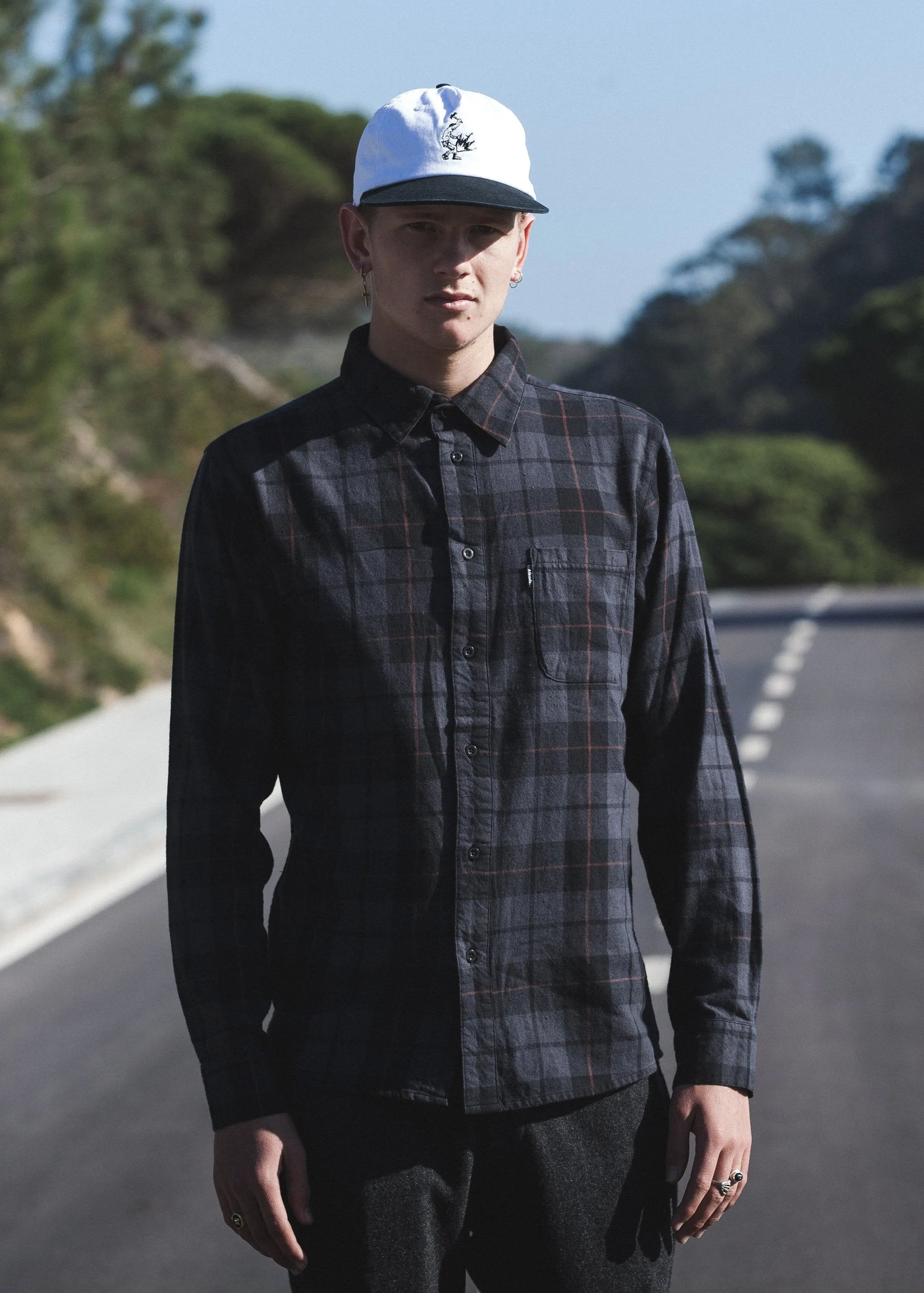 Afends Mens Highlands - Long Sleeve Shirt