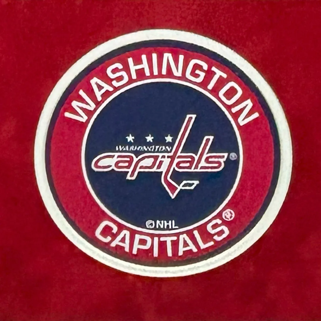 Alexander Ovechkin Red Signed 2018 SC Champs Red Custom Suede Matte Framed Hockey Jersey (Fanatics)