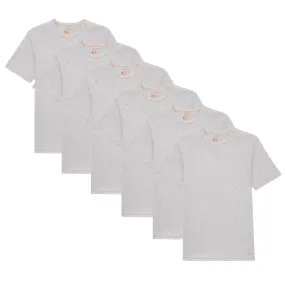 All Oatmeal Organic Crew Neck Tee 6 Pack
