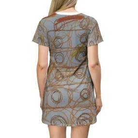All Over Print T-Shirt Dress