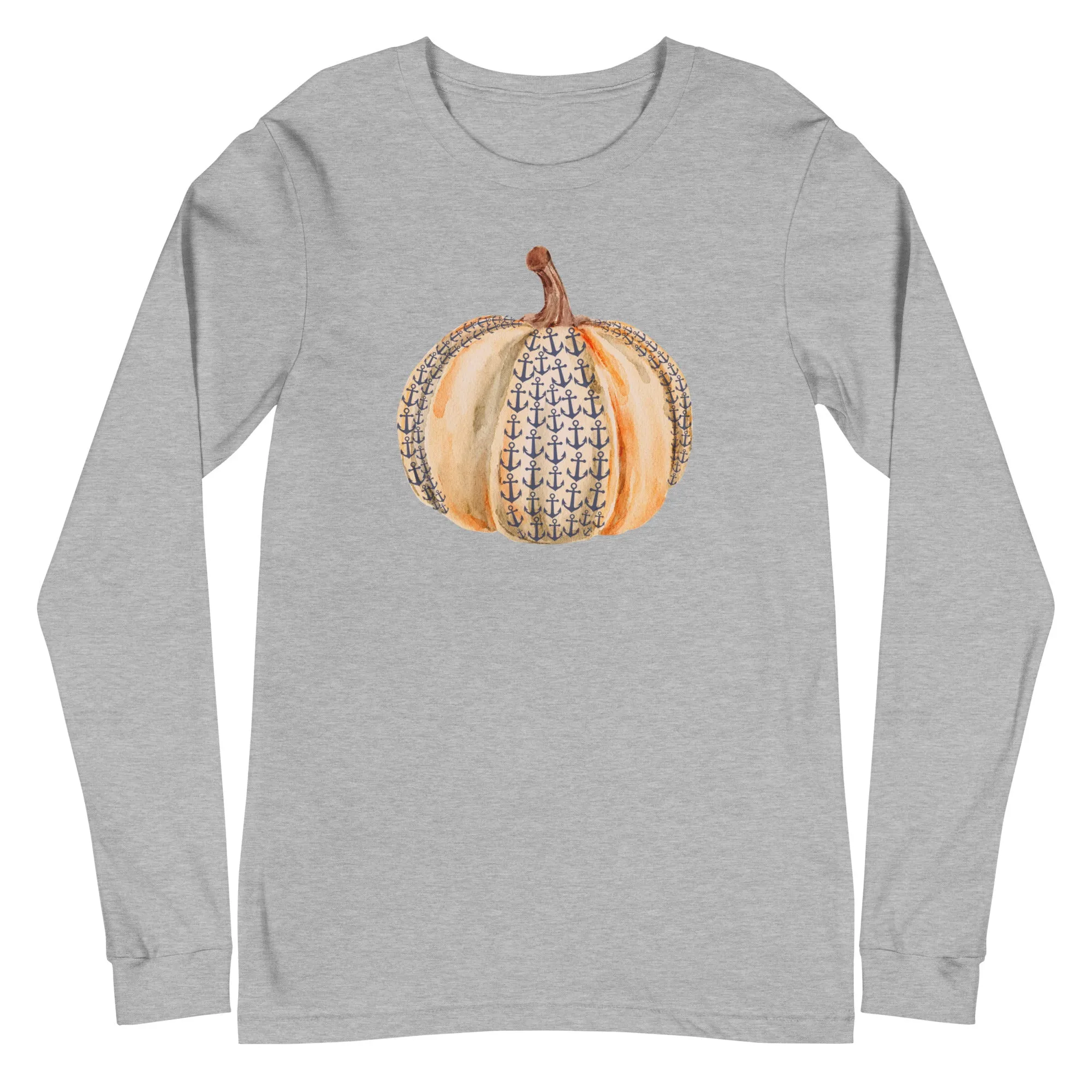 Anchor Pumpkin Fall Long Sleeve Lake Tee