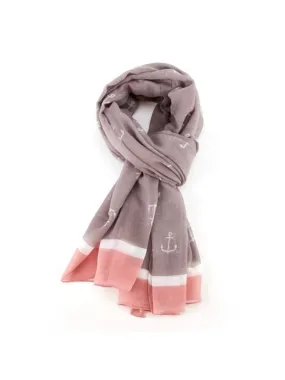 Anchors and Stripes Scarf