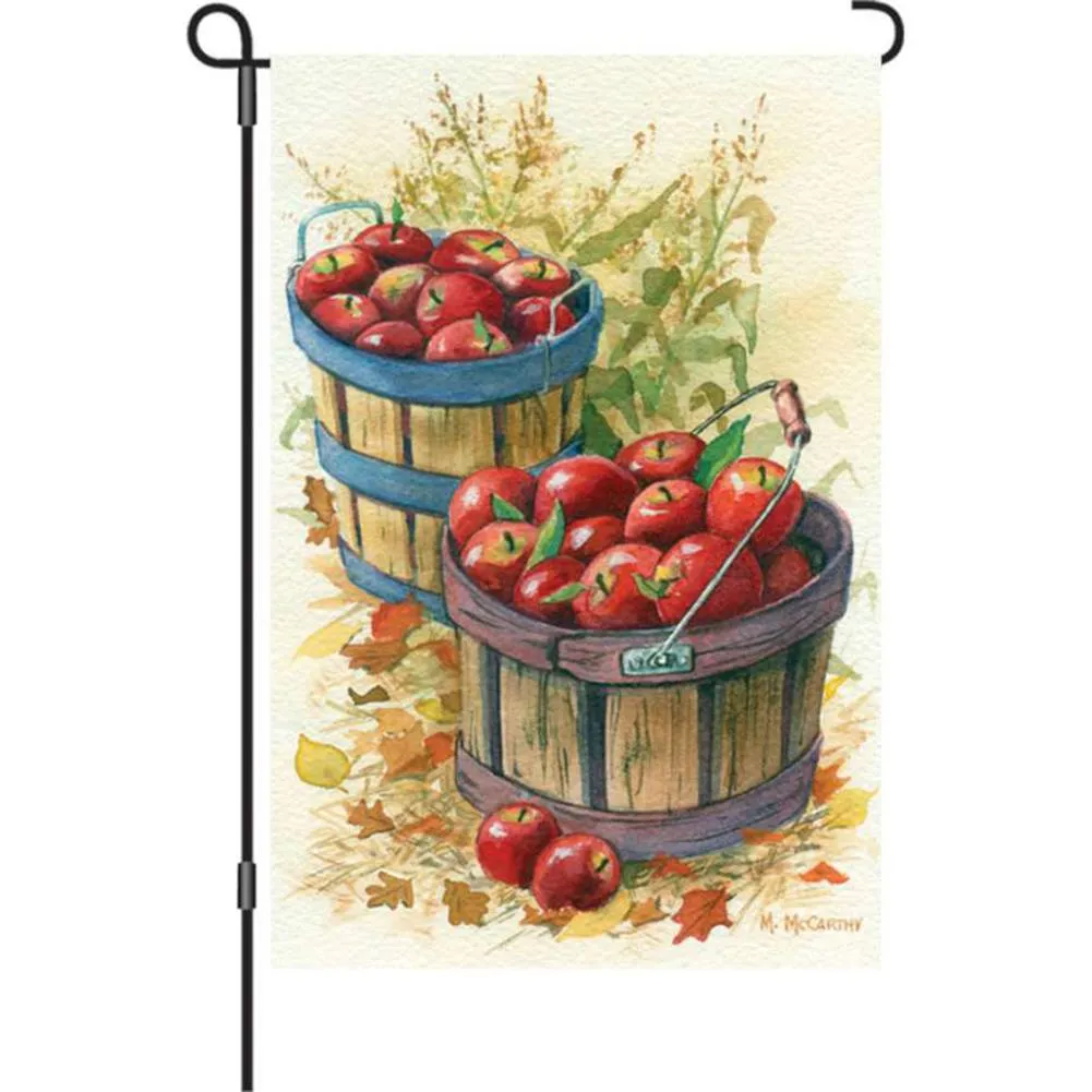 Apple Baskets Illuminated Flags Set (2 Pieces)