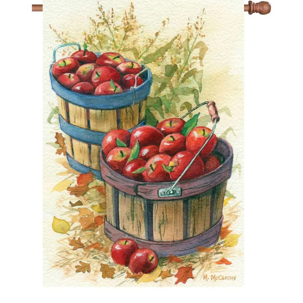 Apple Baskets Illuminated House Flag