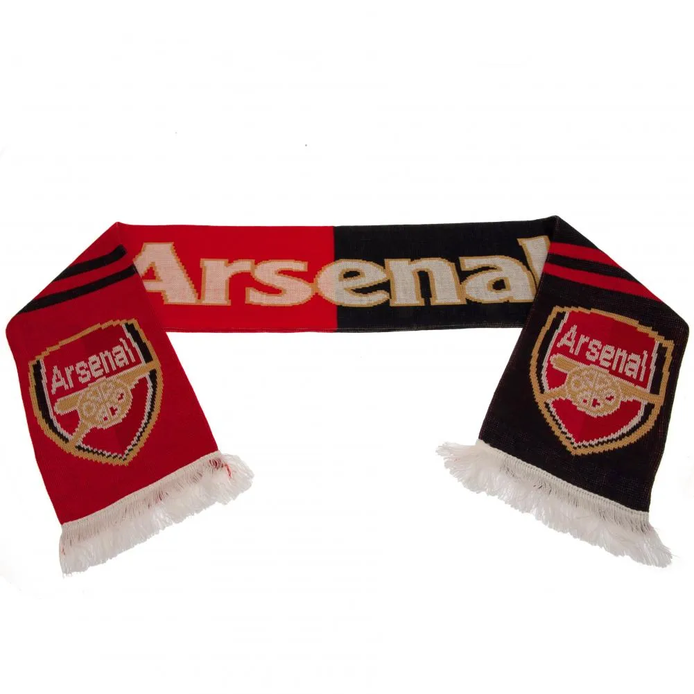 Arsenal FC Navy Blue and Red Scarf