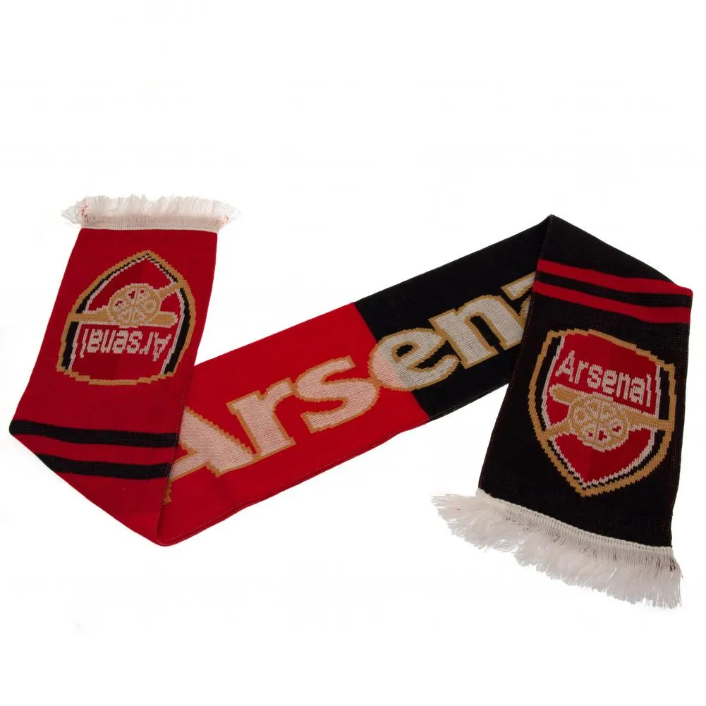 Arsenal FC Navy Blue and Red Scarf