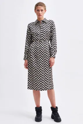 Ashlen Zig Zag Printed Dress
