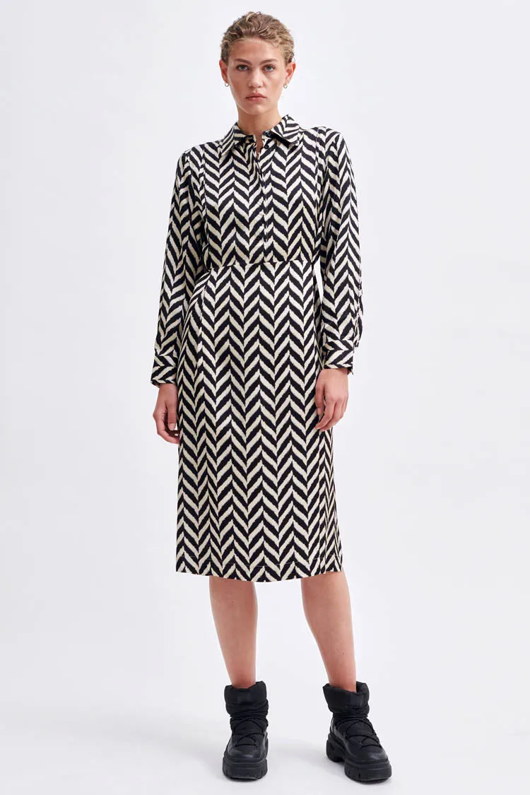 Ashlen Zig Zag Printed Dress
