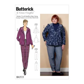 B6533 Miss Jacket and Pants (Size: XSM-SML-MED-LRG-XLG)