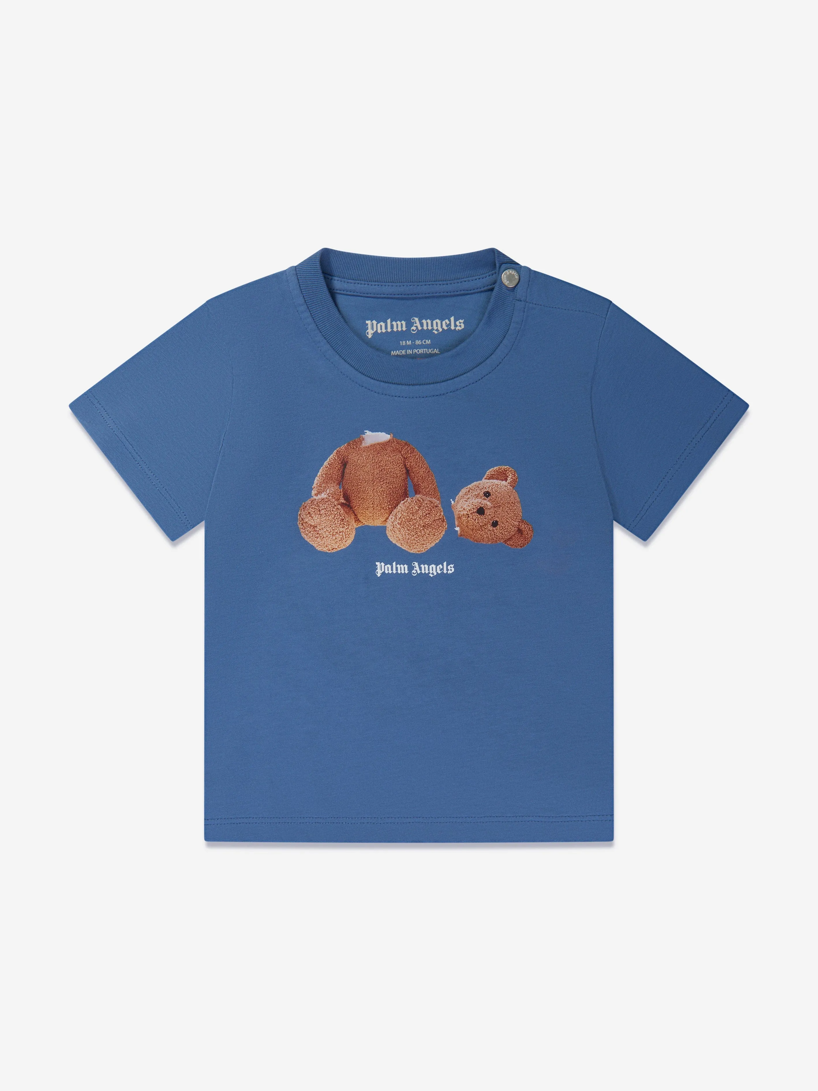 Baby Boys Bear T-Shirt in Blue