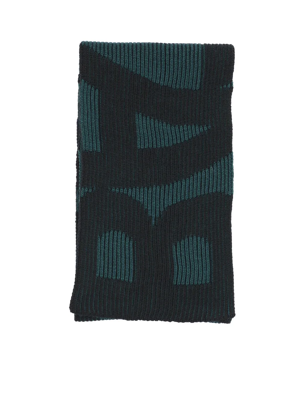 Balenciaga Logo Intarsia Knit Scarf