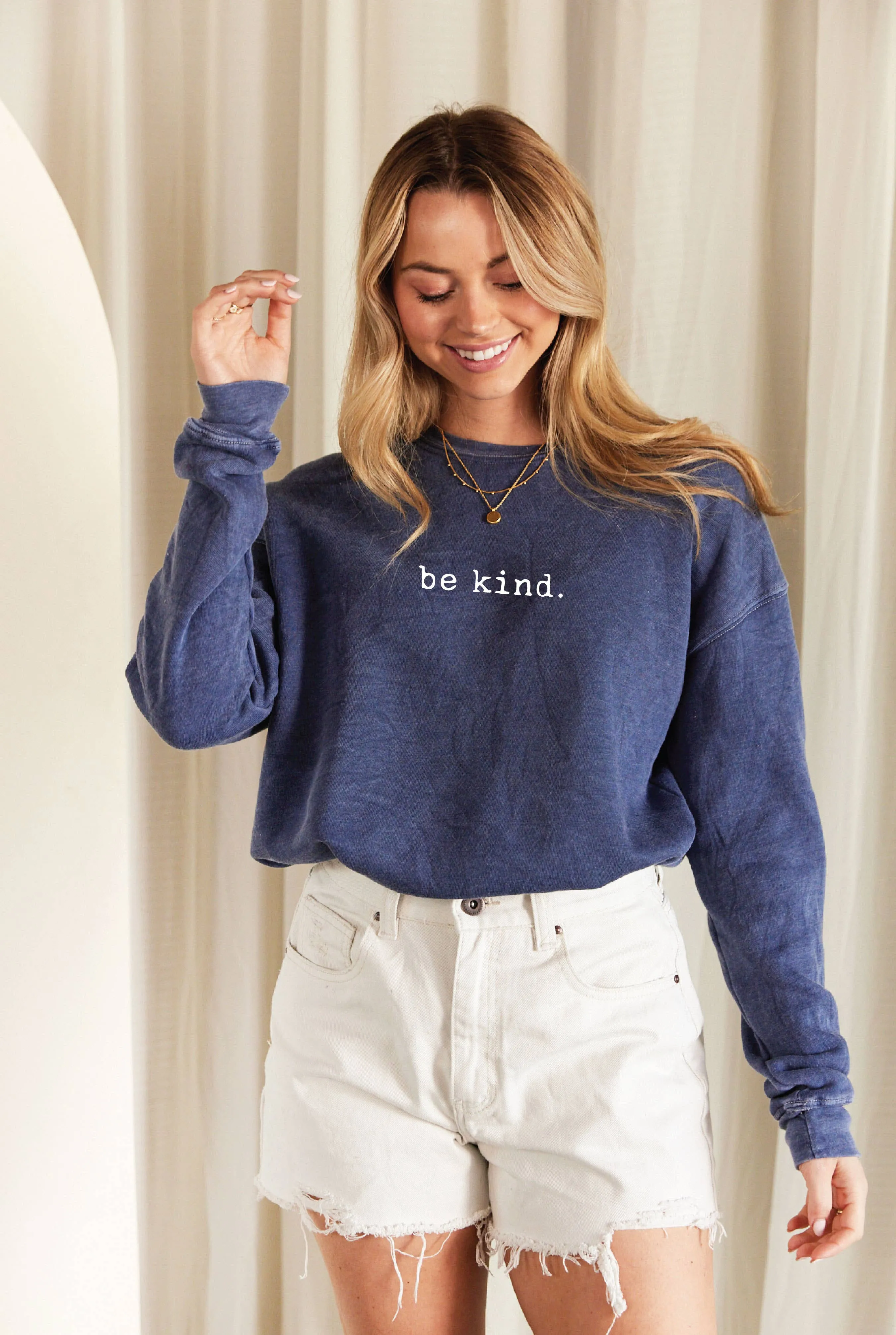 BE KIND. Mineral Graphic Sweatshirt