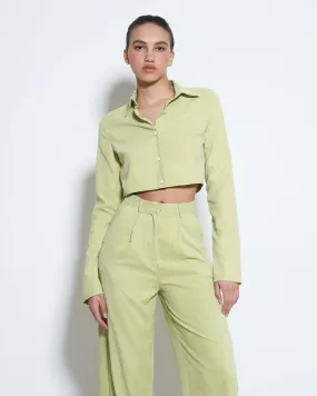 Bibbe Suede Top