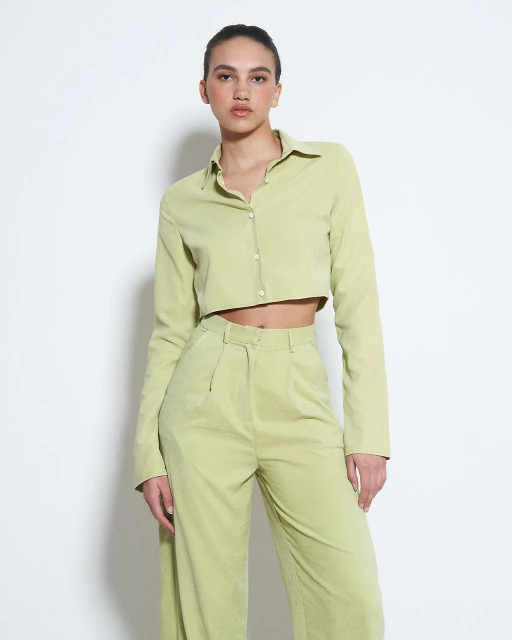 Bibbe Suede Top