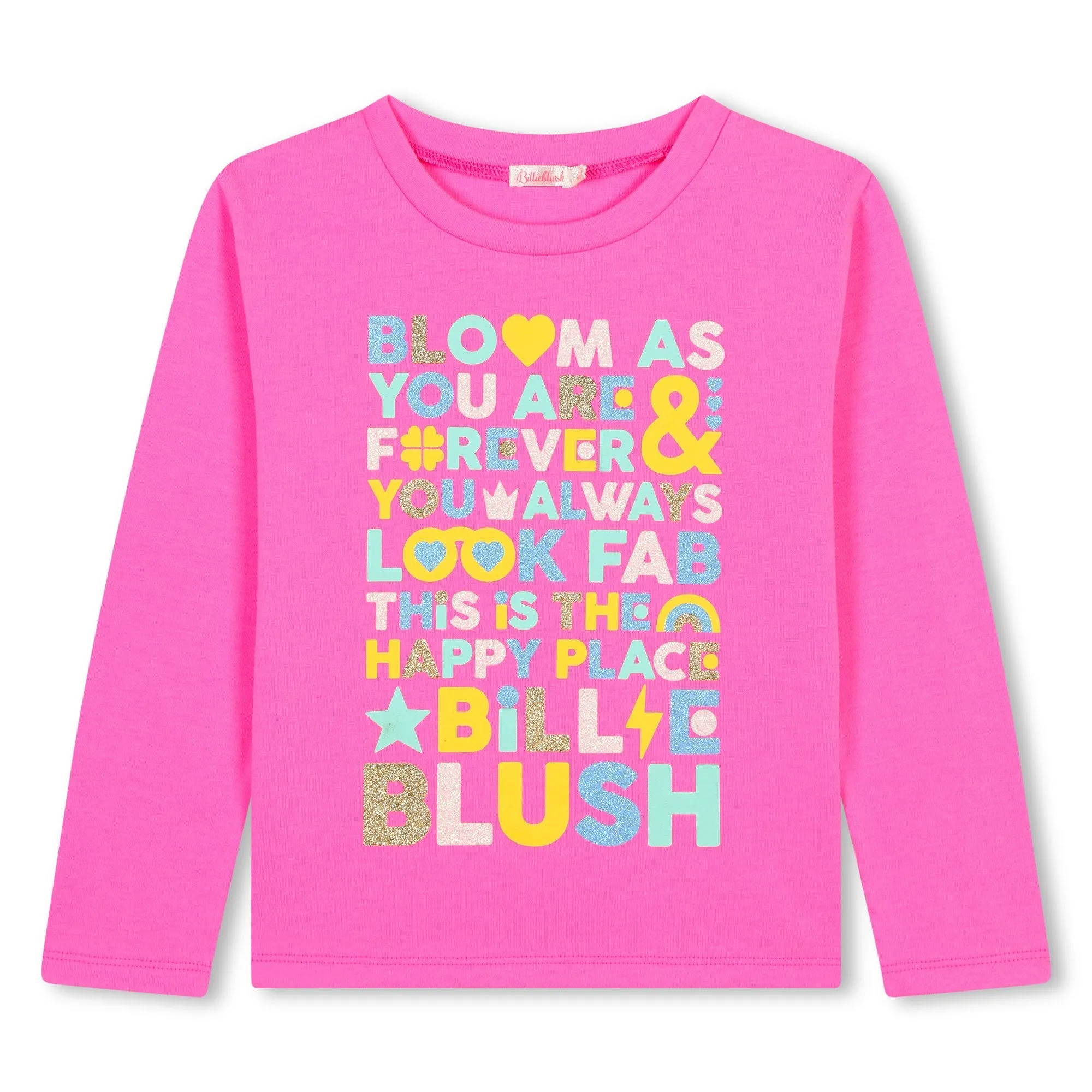 Billieblush Girls Pink Long Sleeve T-Shirt
