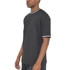 Black Micromesh T-Shirt