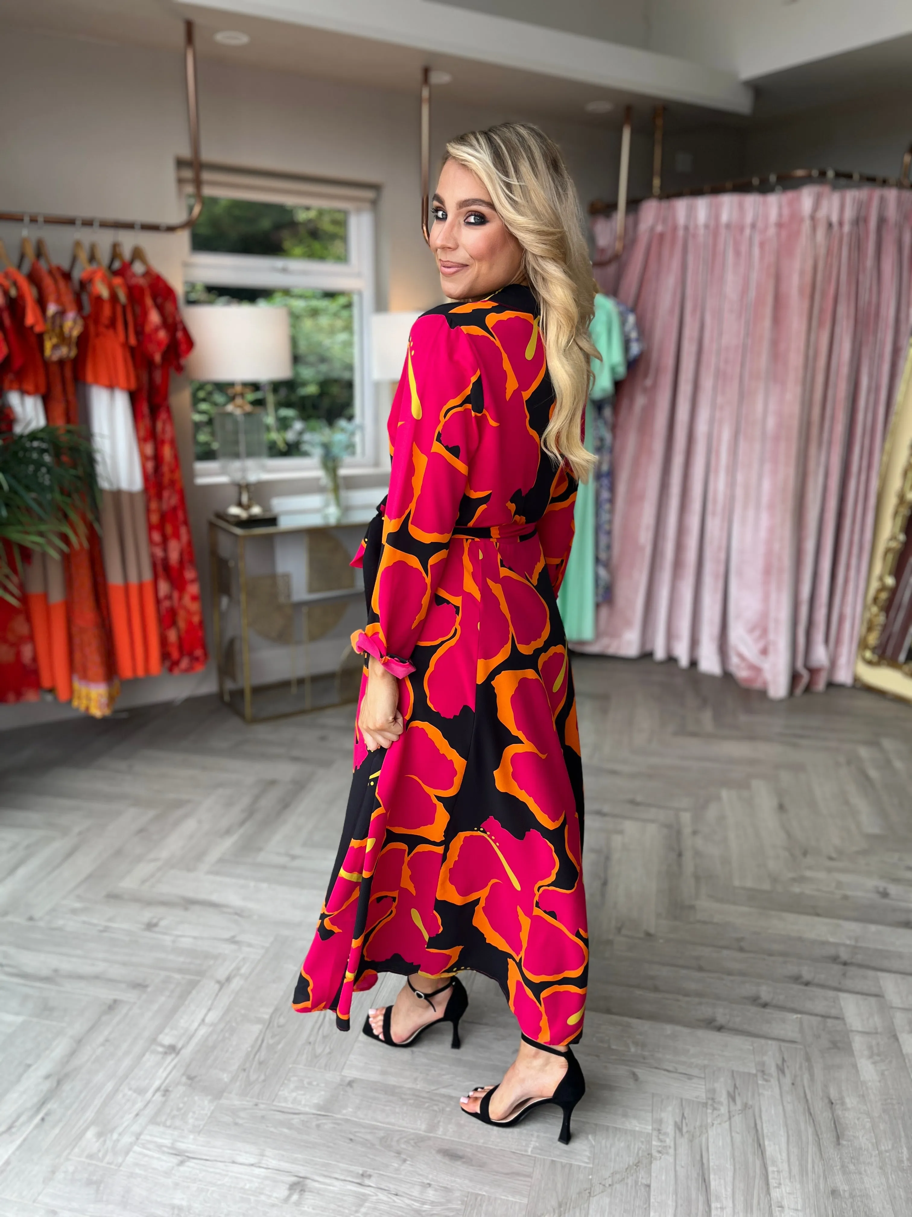 Brielle Floral Shirt Dress