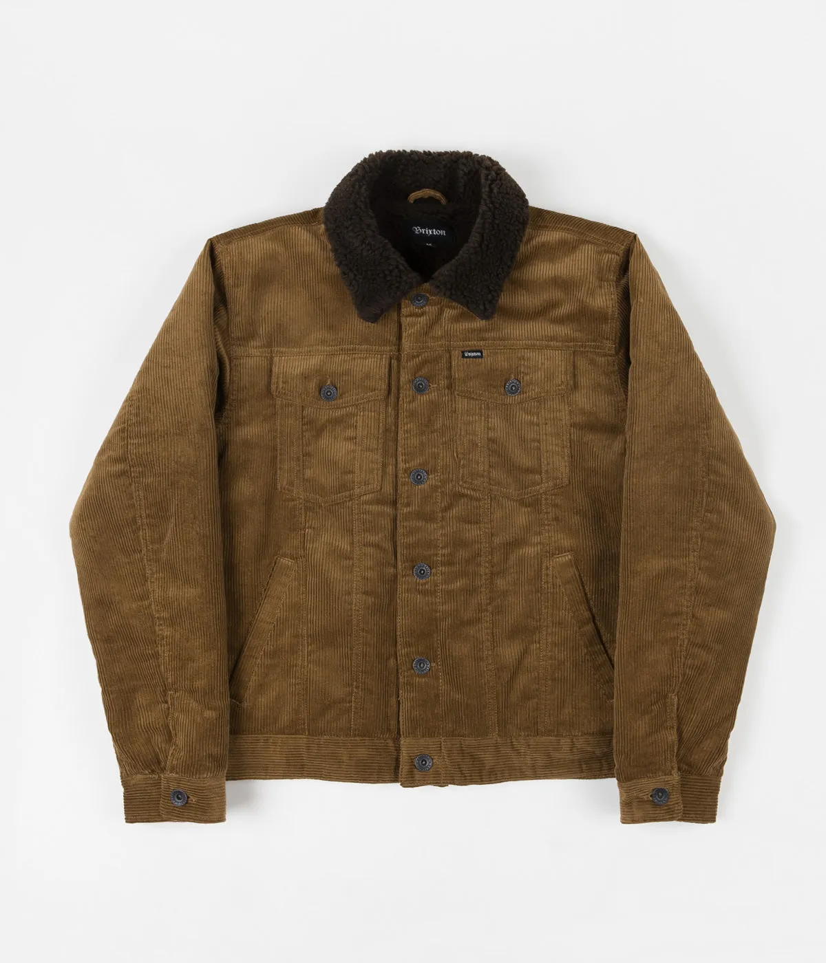Brixton Cable Sherpa Jacket - Brass