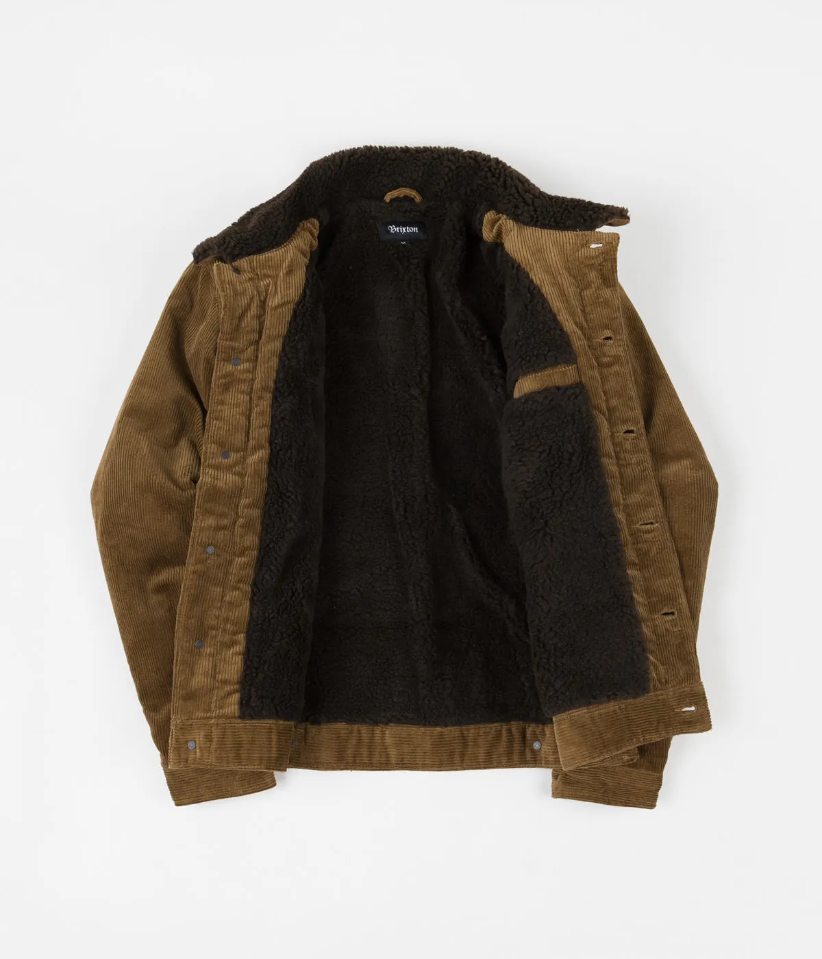 Brixton Cable Sherpa Jacket - Brass