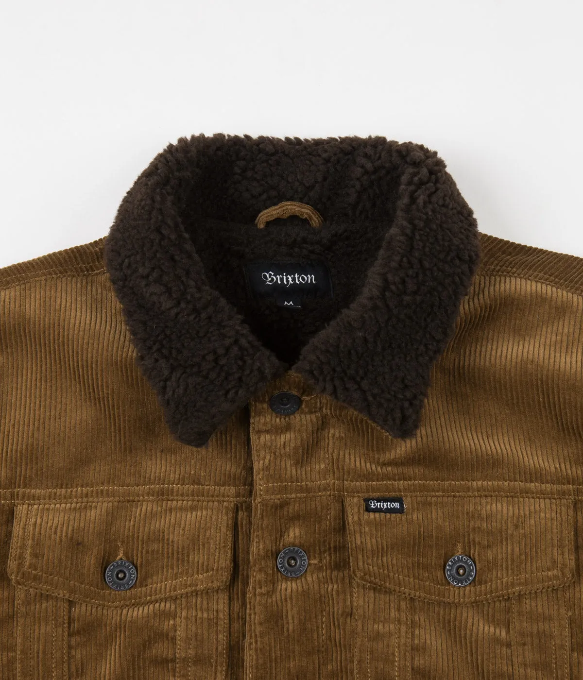 Brixton Cable Sherpa Jacket - Brass