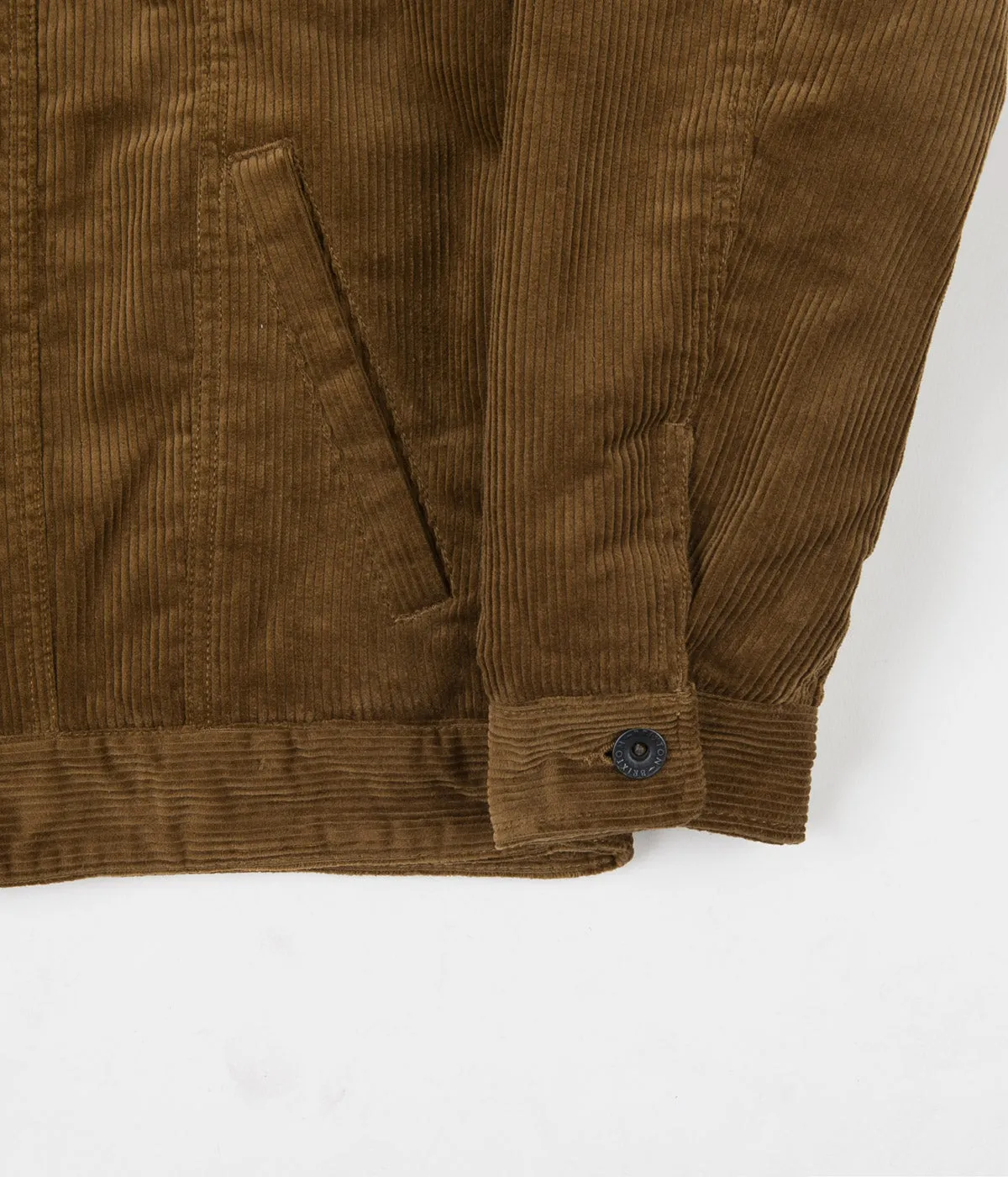 Brixton Cable Sherpa Jacket - Brass
