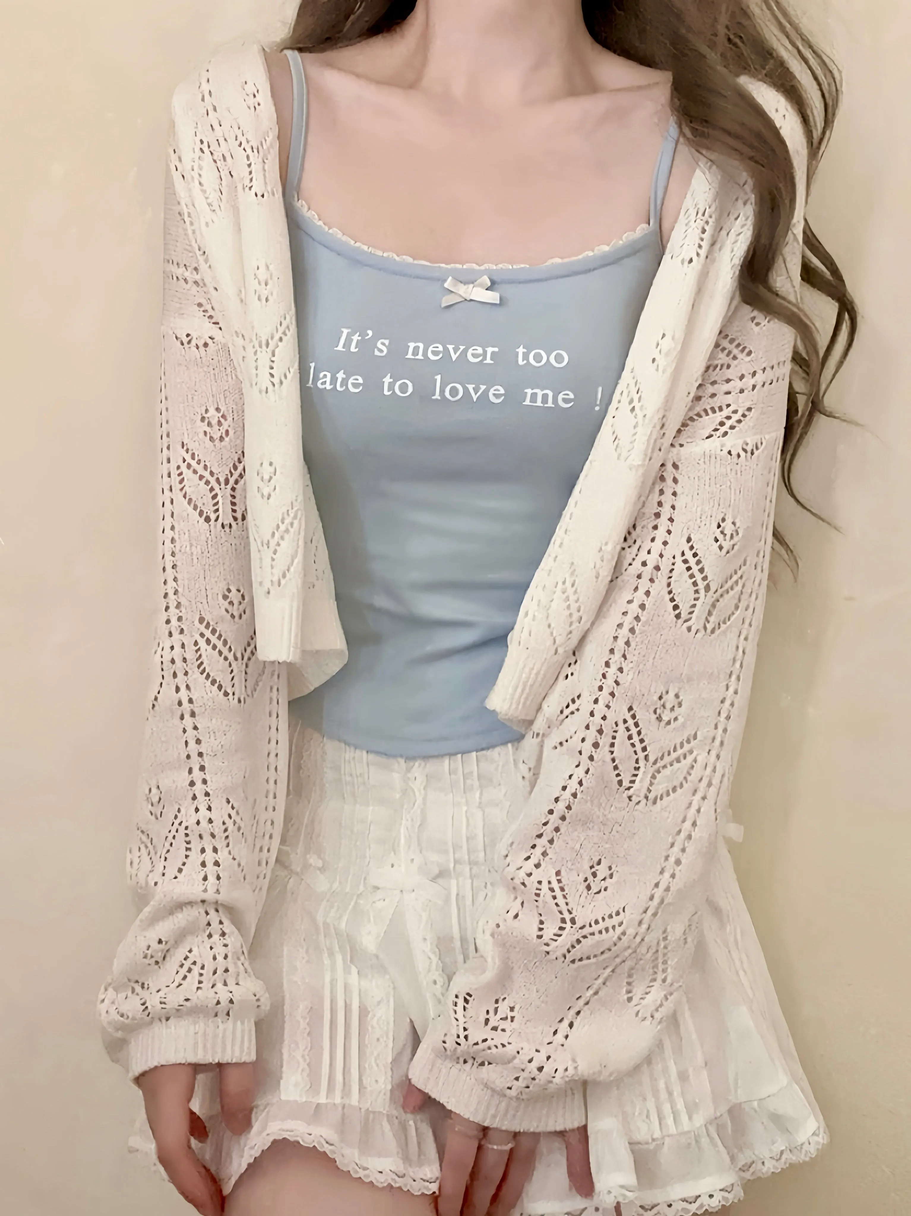[Buy 2 Get 1 Free] It’s never too late to love me cotton vest top