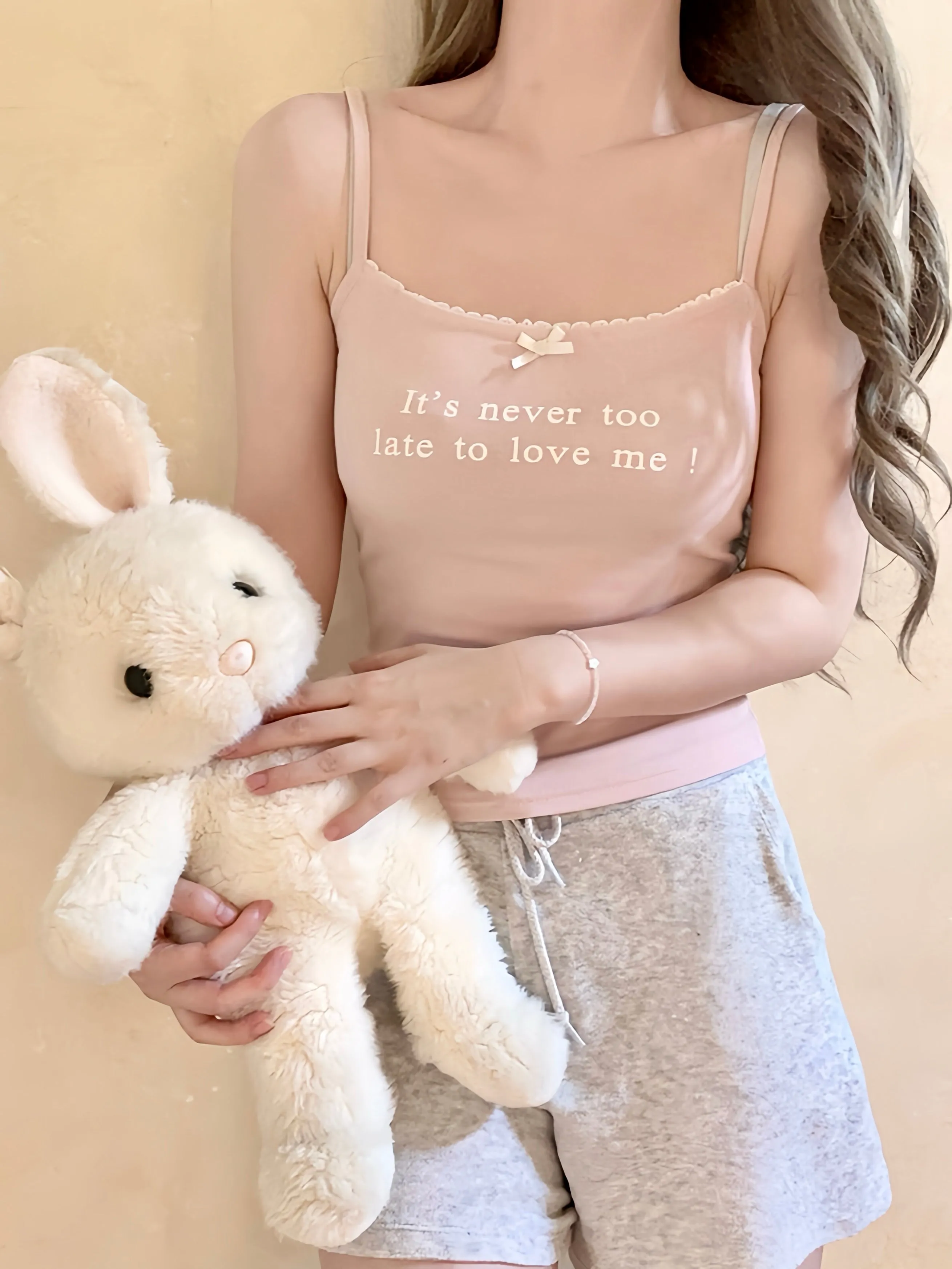 [Buy 2 Get 1 Free] It’s never too late to love me cotton vest top