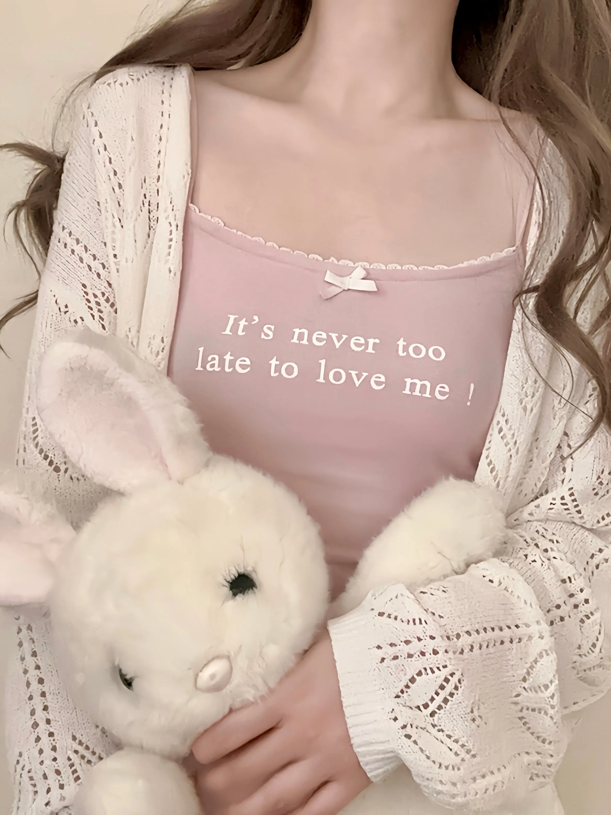 [Buy 2 Get 1 Free] It’s never too late to love me cotton vest top