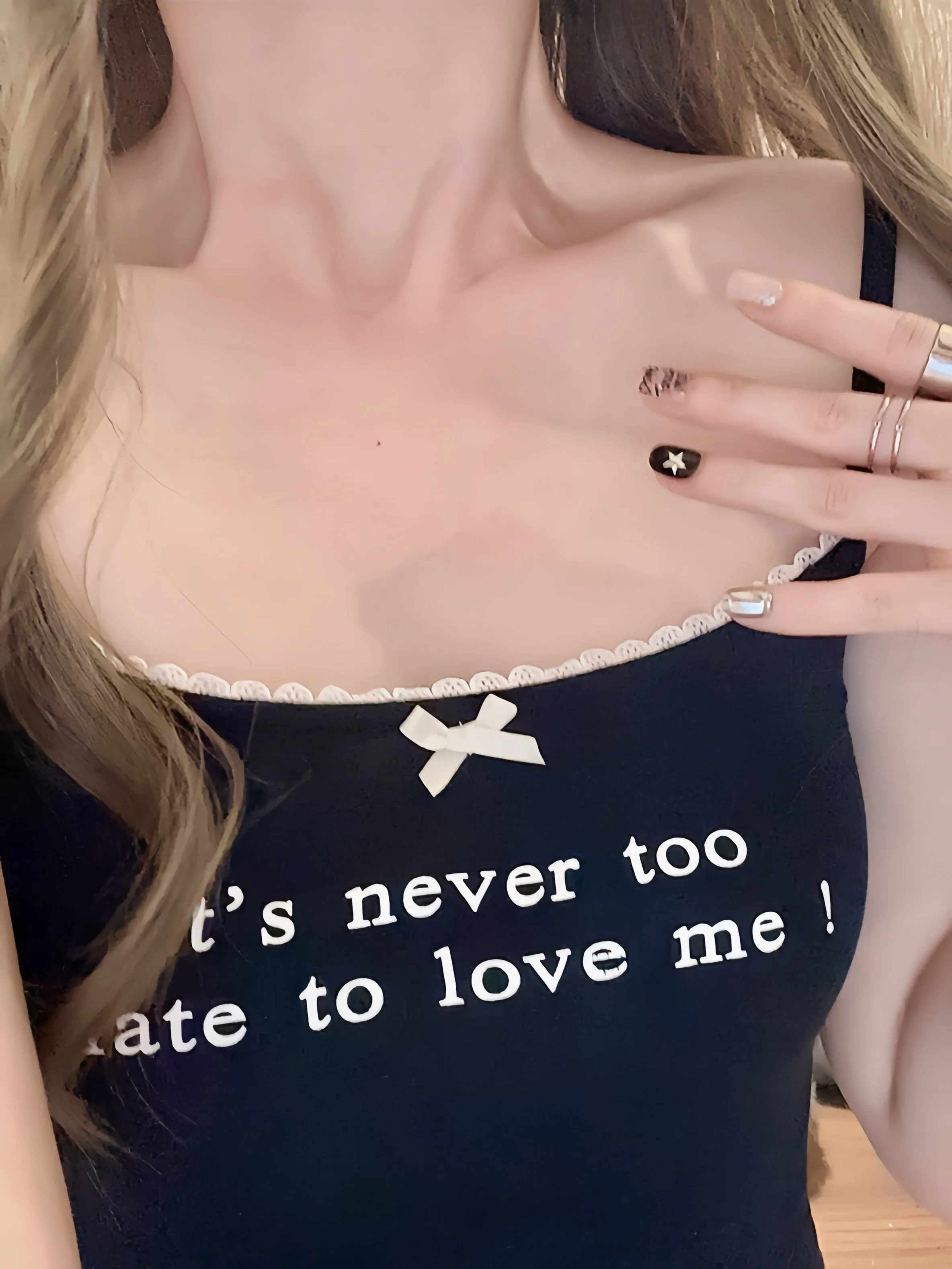 [Buy 2 Get 1 Free] It’s never too late to love me cotton vest top