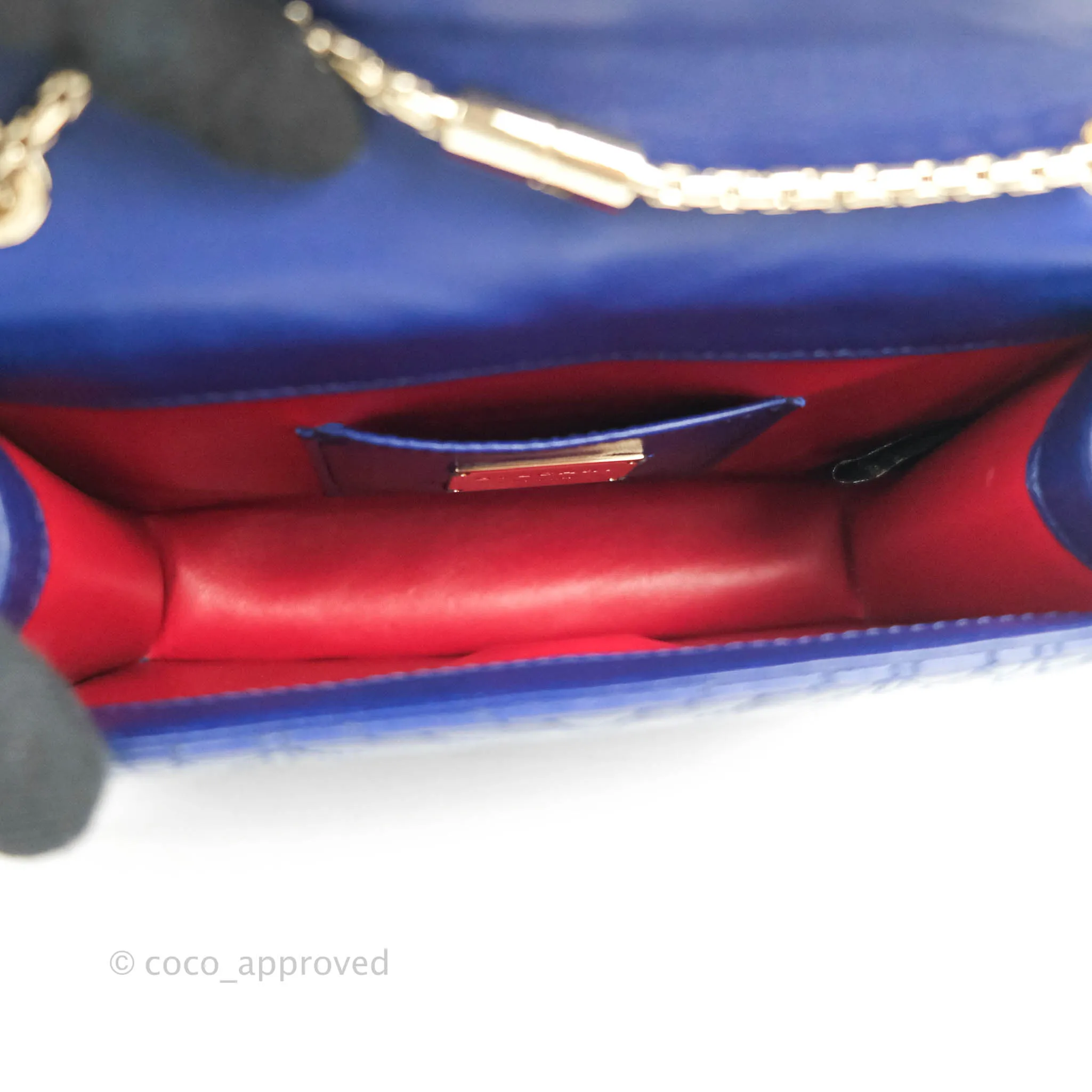 Bvlgari Small Quilted Scaglie Serpenti Forever Shoulder Bag in Blue