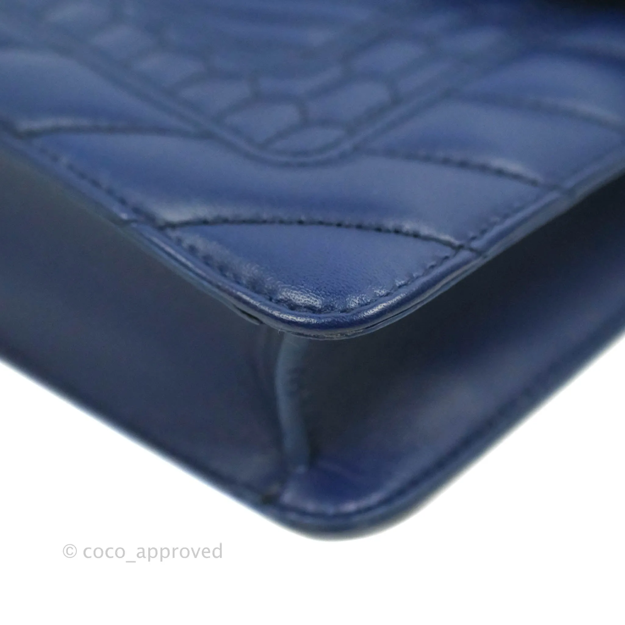 Bvlgari Small Quilted Scaglie Serpenti Forever Shoulder Bag in Blue