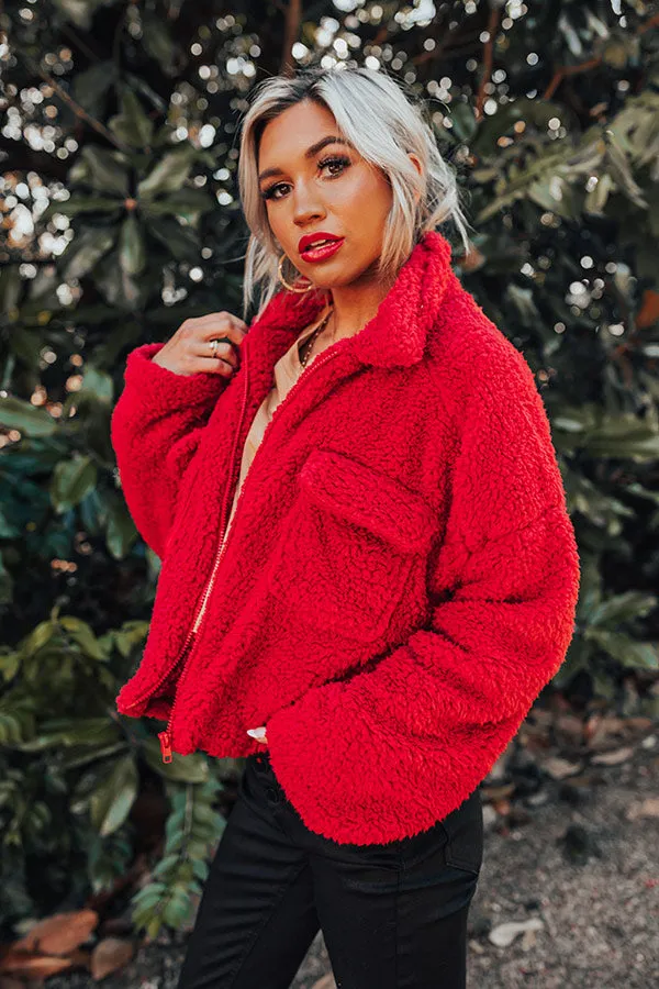 Chilly In Colorado Sherpa Jacket
