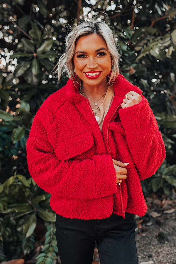 Chilly In Colorado Sherpa Jacket