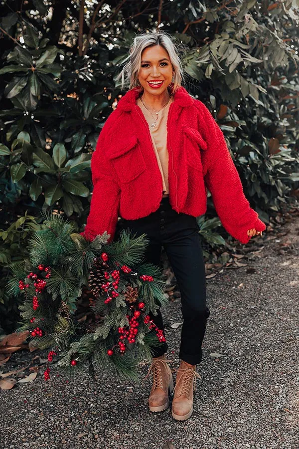 Chilly In Colorado Sherpa Jacket
