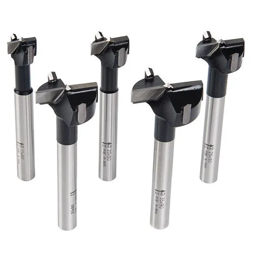 CMT 5 PIECE BORING BIT SET