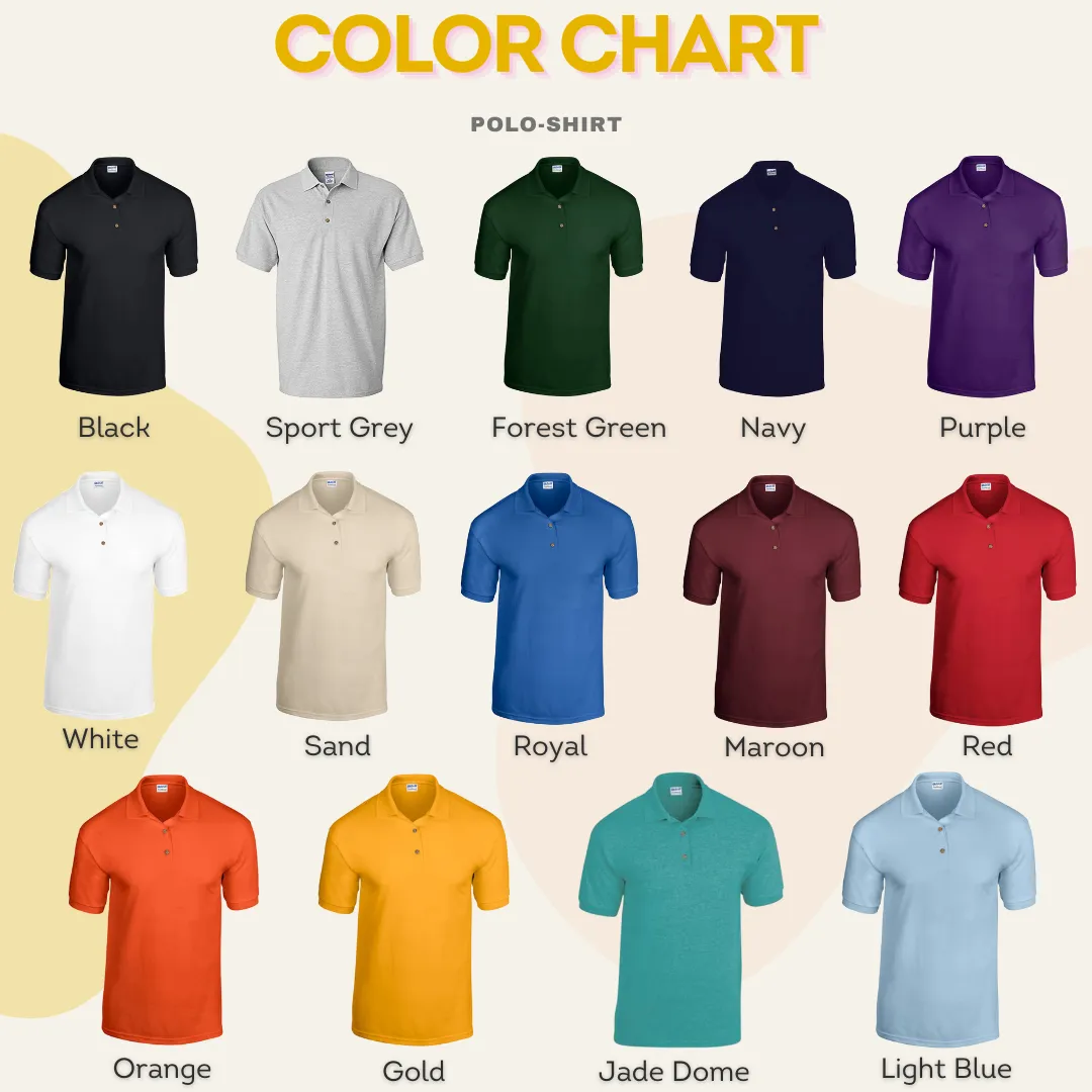 Custom The DogFather Embroidered Polo Shirt Golden Retriever, Personalized Polo Shirt with Dog Name, Gifts for Golden Retriever Lovers