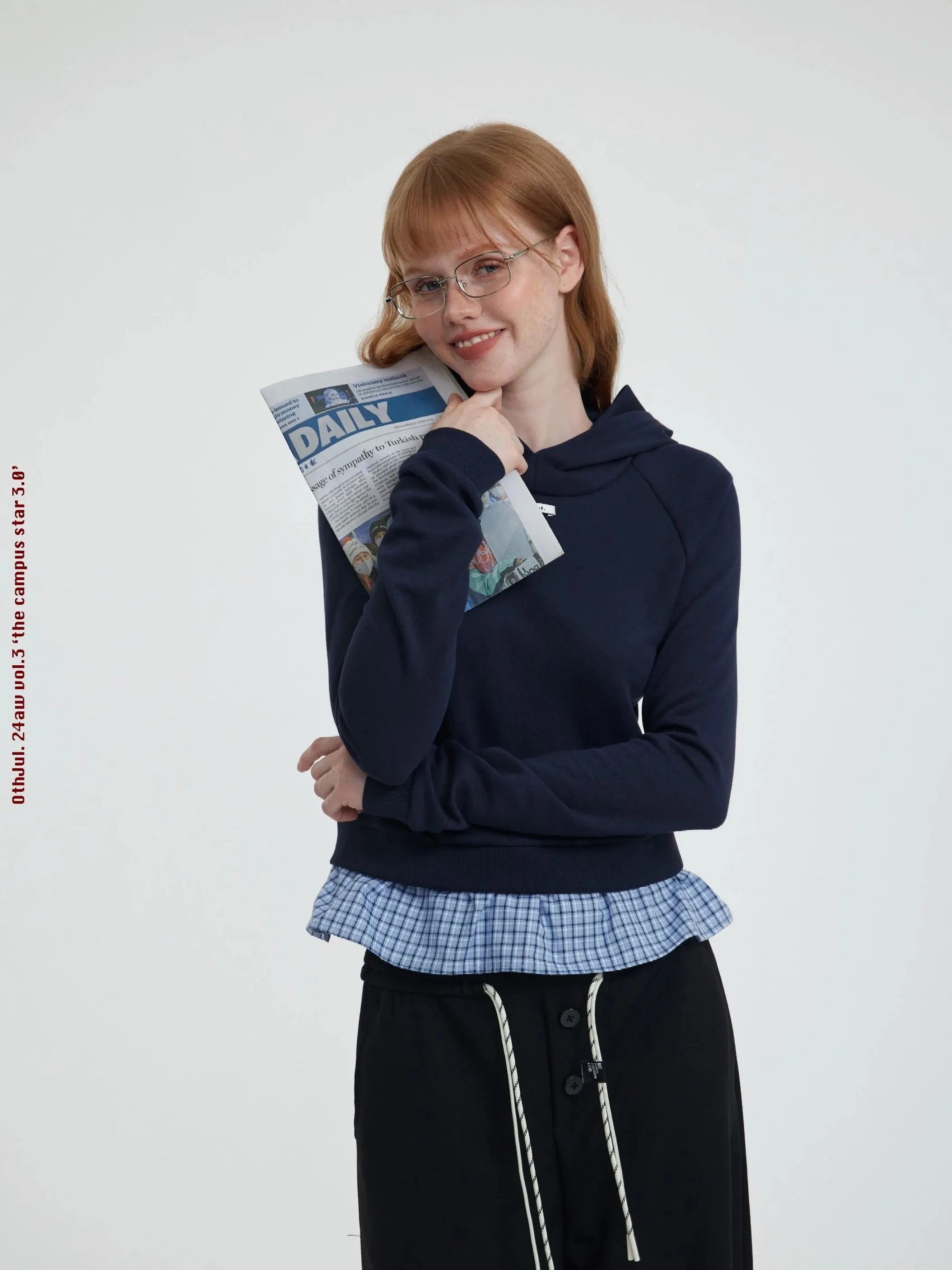 [Customizable] Classic Campus Cutie 2 in 1 Hoodie