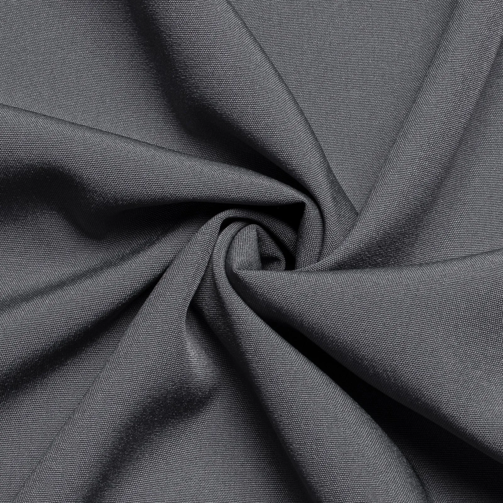 Dark Grey Cotton Solid Silk Men's Short Sleeve Shirt