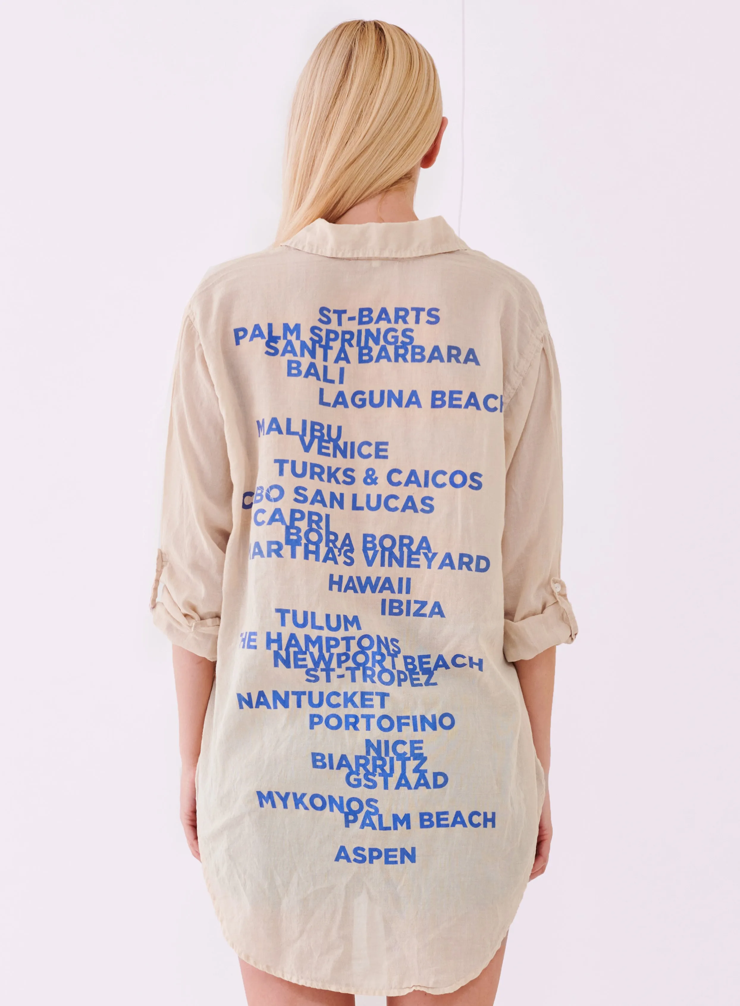 Destinations Oversized Shirt, Powder