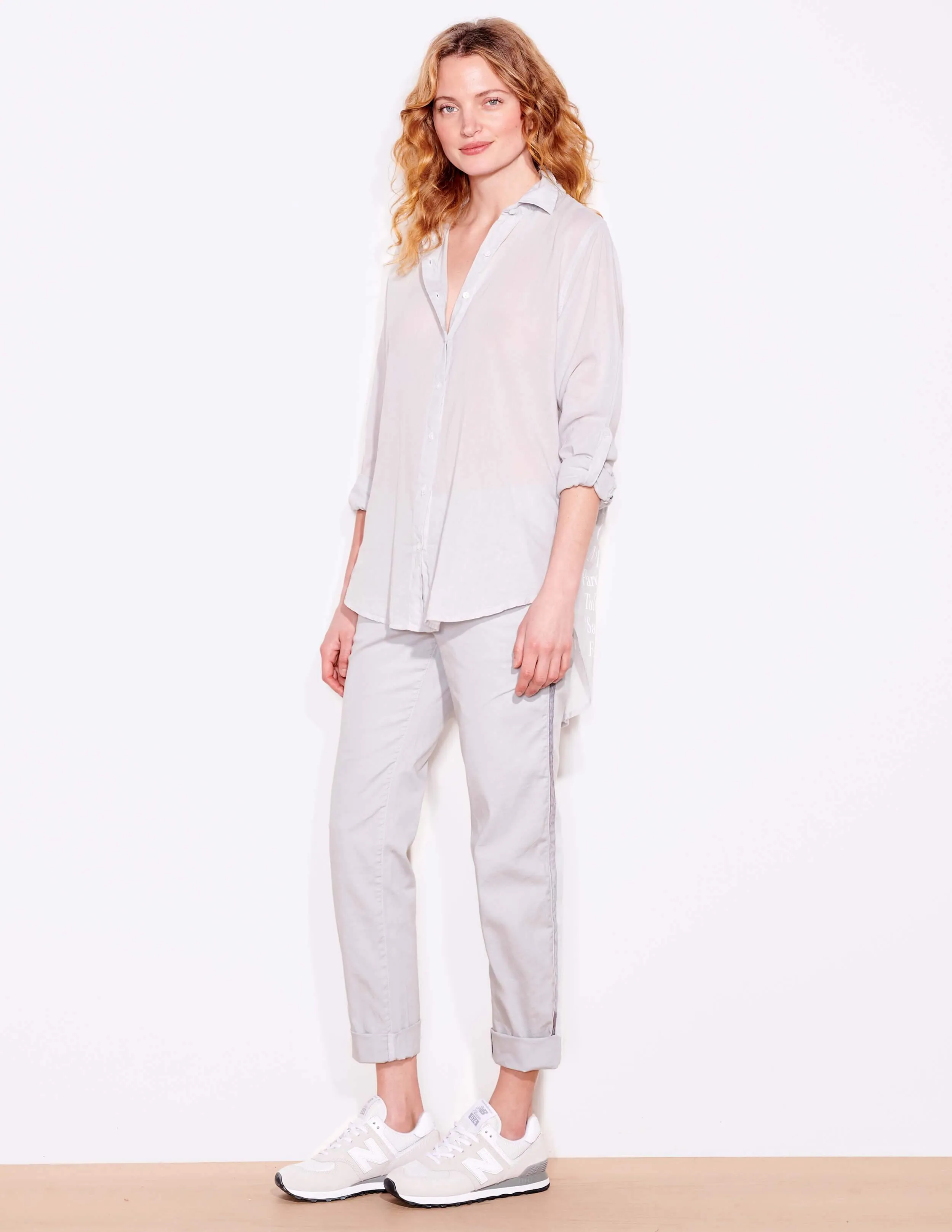 Destinations Oversized Shirt, Silver