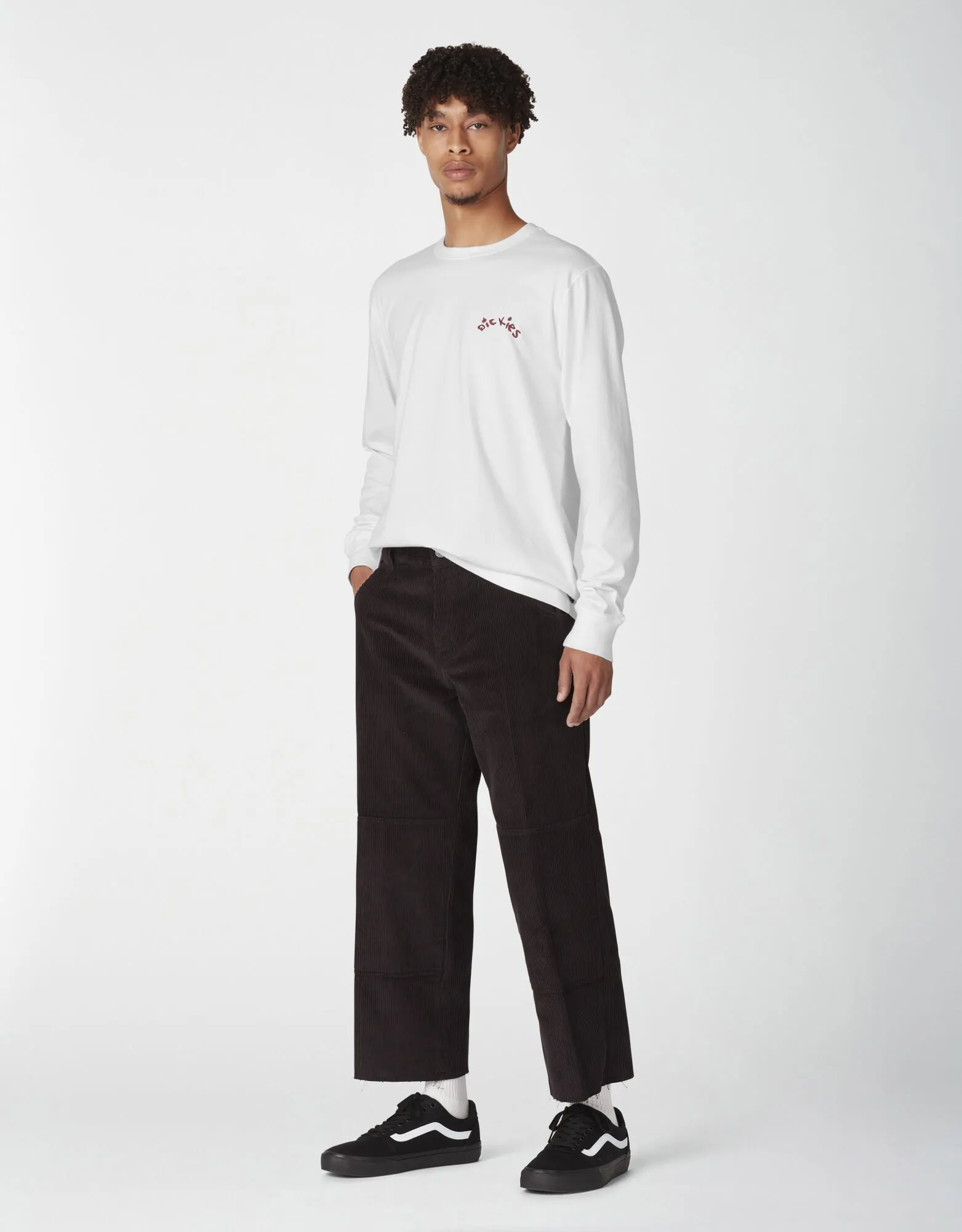 Dickies Villani Drunkula Long Sleeve T-Shirt - White