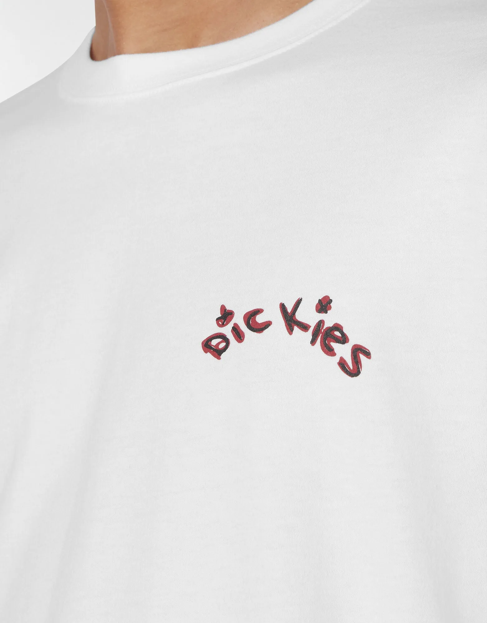 Dickies Villani Drunkula Long Sleeve T-Shirt - White