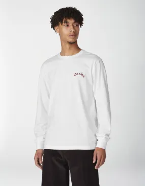Dickies Villani Drunkula Long Sleeve T-Shirt - White
