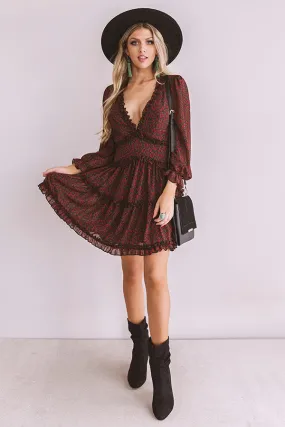 Dramatic Reveal Floral Babydoll Dress
