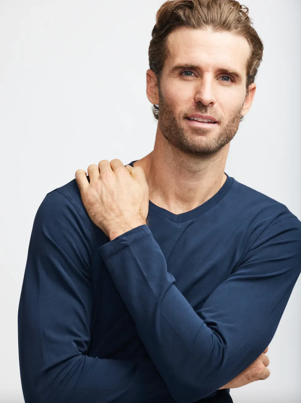 Easy Mondays - LS V - Neck Tee